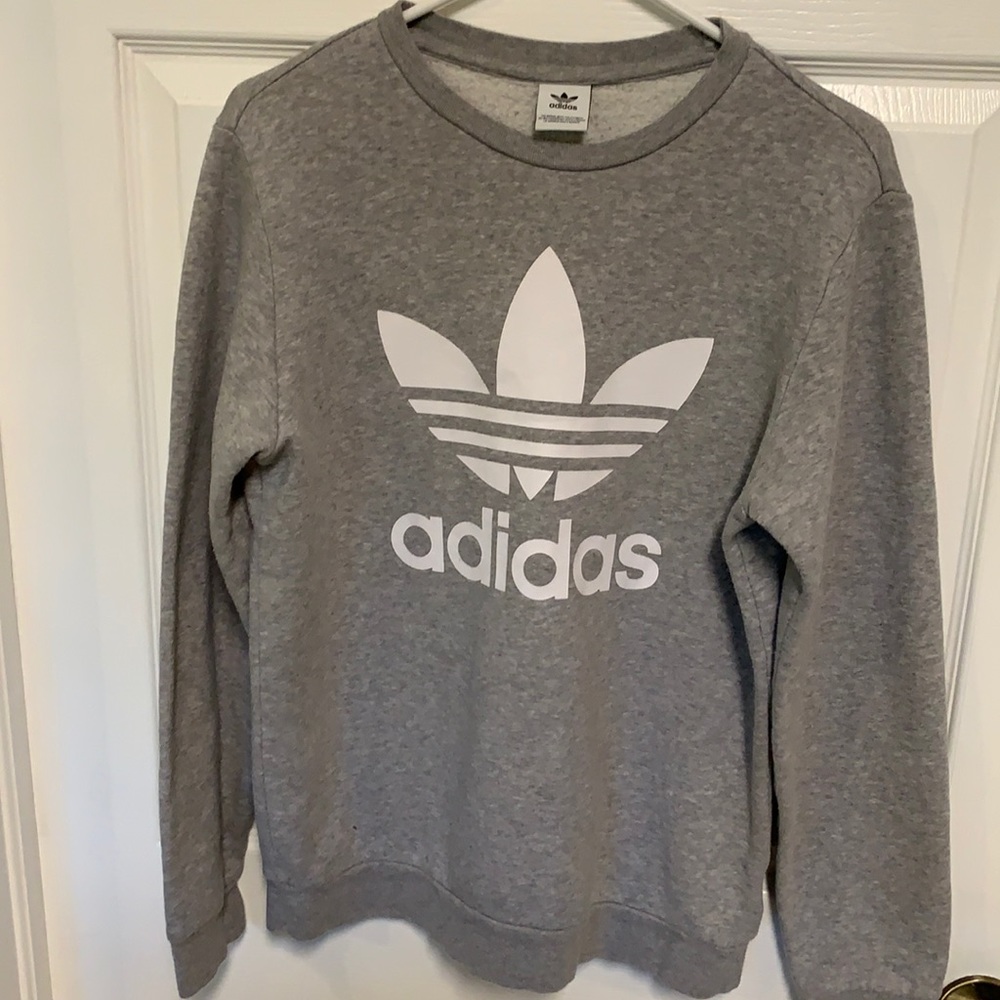 Adidas sweater and shorts set